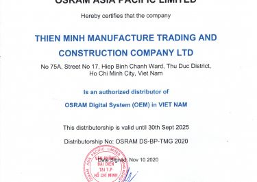 NHÀ PHÂN PHỐI OSRAM 2020-2025