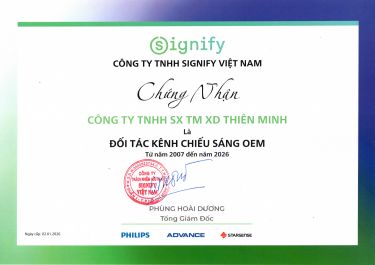 SIGNIFY - CHỨNG NHẬN OEM 2007-2026